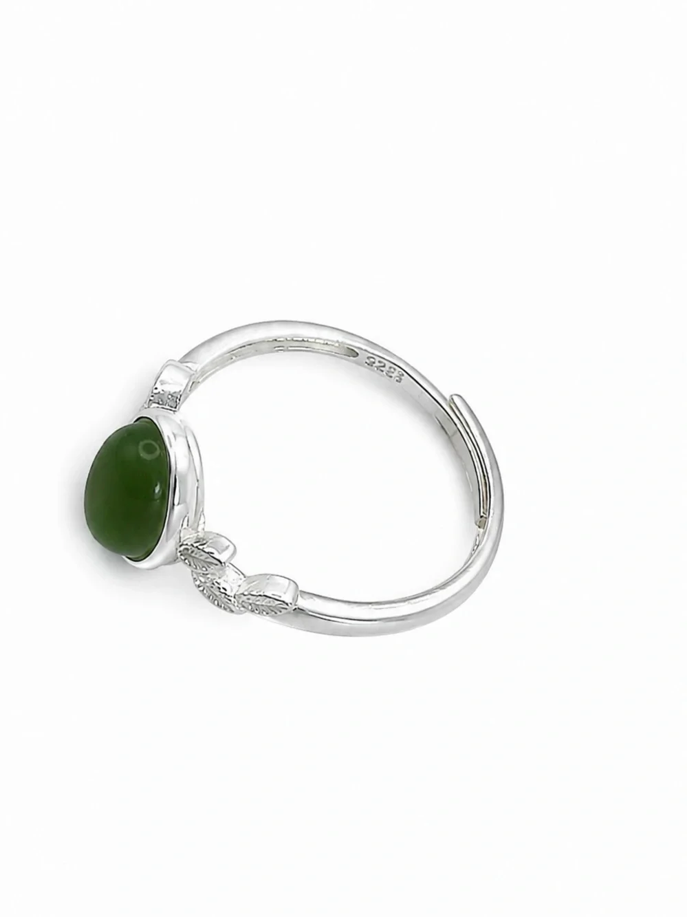 Jade Branch Ring (S925) R95